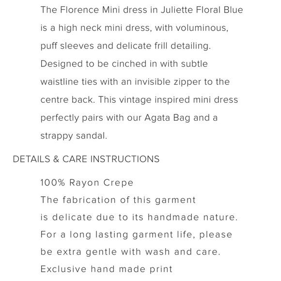 Faithfull the Brand Florence Mini Dress - Picture 7 of 7